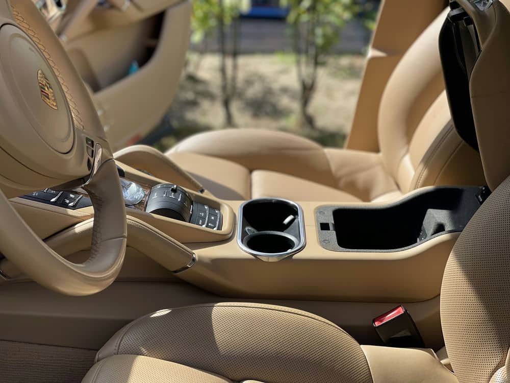 Closeup Cockpit Porsche Interieur