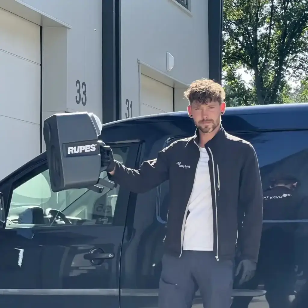 Mobiele autopoetsservice voor bedrijven